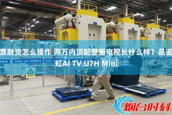 股票融资怎么操作 两万内顶配壁画电视长什么样？品鉴长虹AI TV U7H Mini