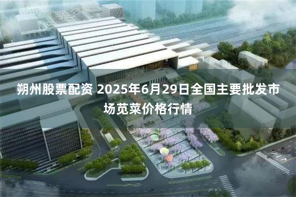朔州股票配资 2025年6月29日全国主要批发市场苋菜价格行情