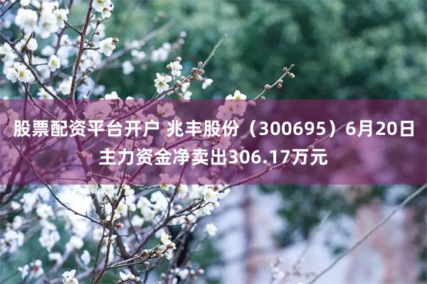 股票配资平台开户 兆丰股份（300695）6月20日主力资金净卖出306.17万元