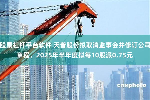 股票杠杆平台软件 天普股份拟取消监事会并修订公司章程，2025年半年度拟每10股派0.75元