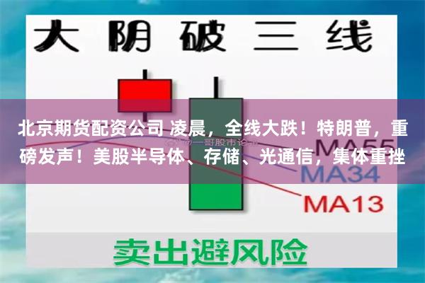 北京期货配资公司 凌晨，全线大跌！特朗普，重磅发声！美股半导体、存储、光通信，集体重挫