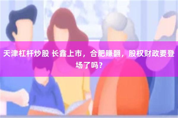 天津杠杆炒股 长鑫上市，合肥赚翻，股权财政要登场了吗？