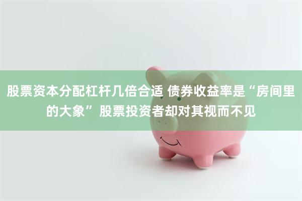股票资本分配杠杆几倍合适 债券收益率是“房间里的大象” 股票投资者却对其视而不见